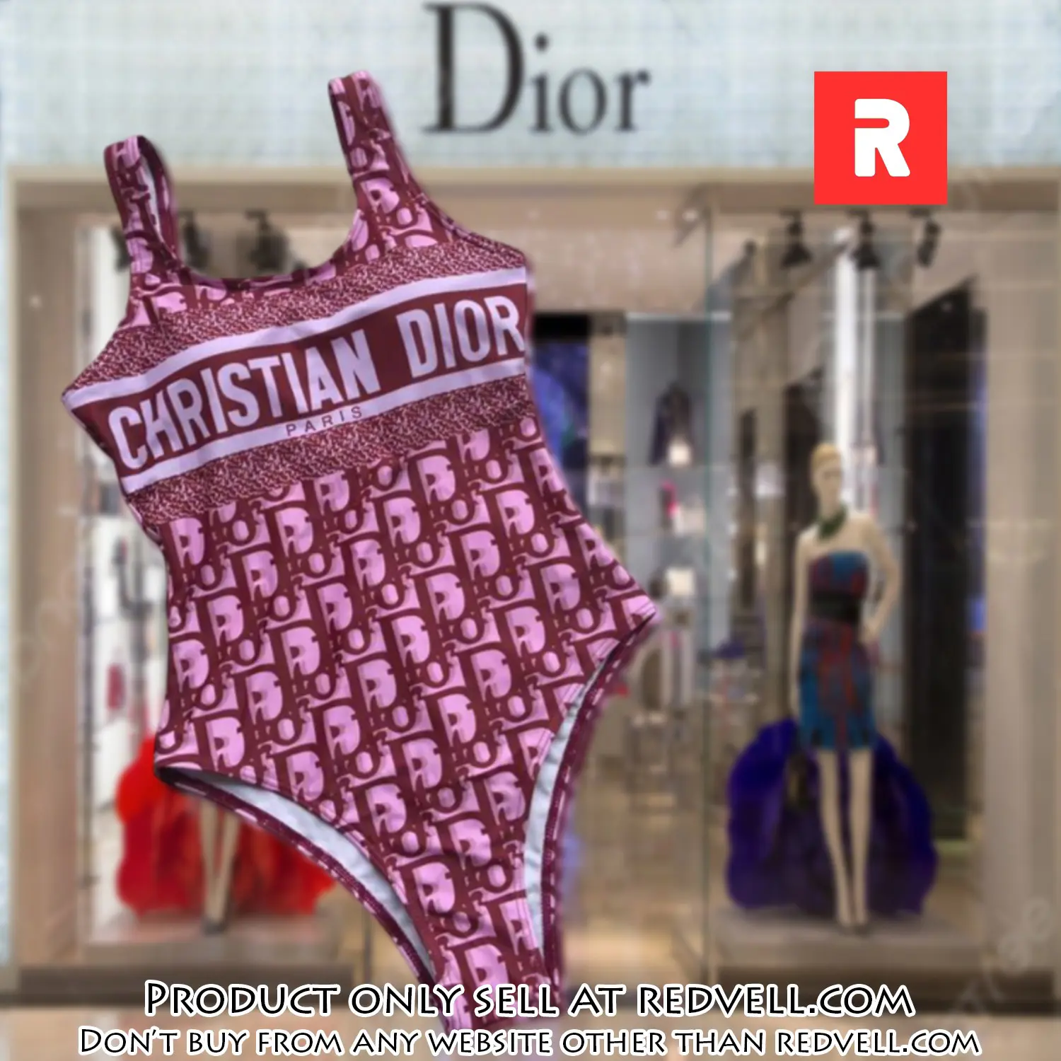 Christian dior swimwear beachwear one piece swimsuit osw1048 rv5530844